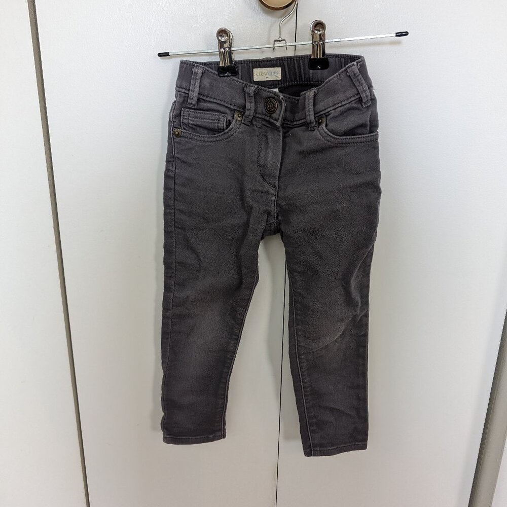 Toddler Girls Gray Size 4 Crew Cuts Jeggings